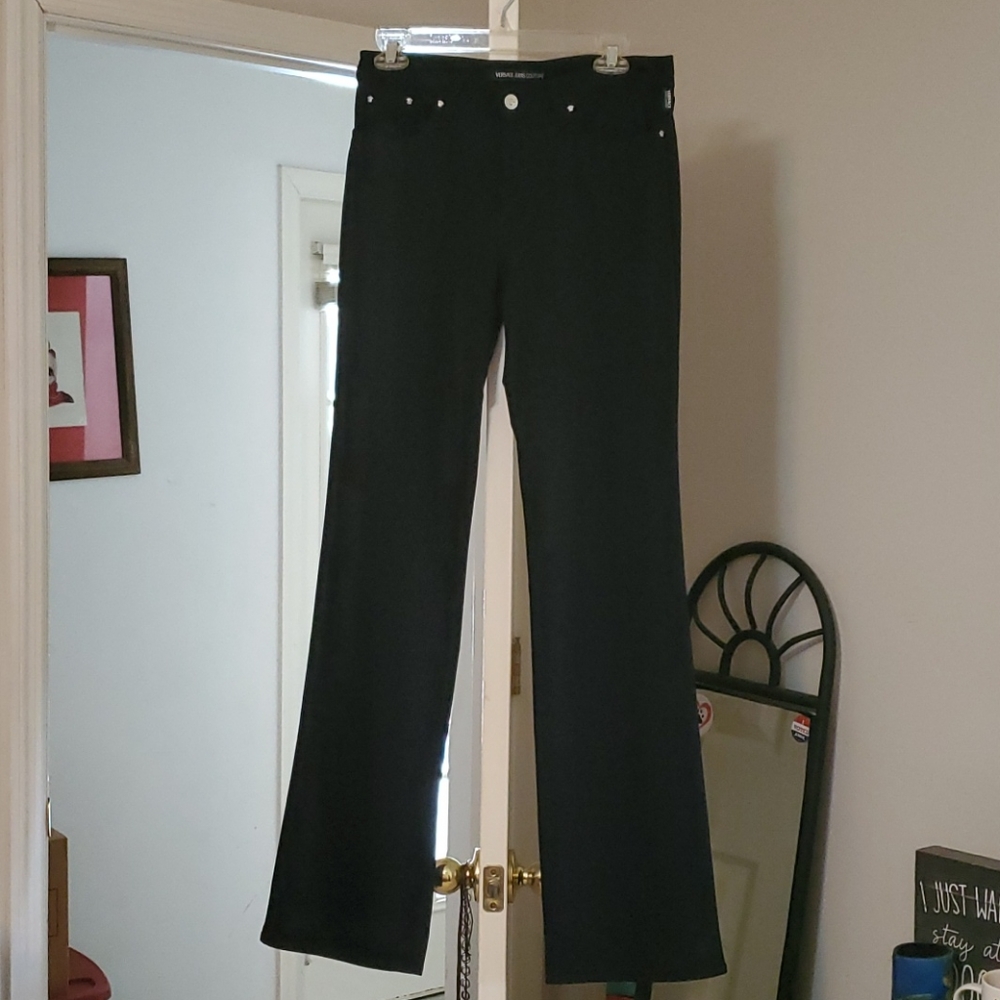 Versace black dress pants